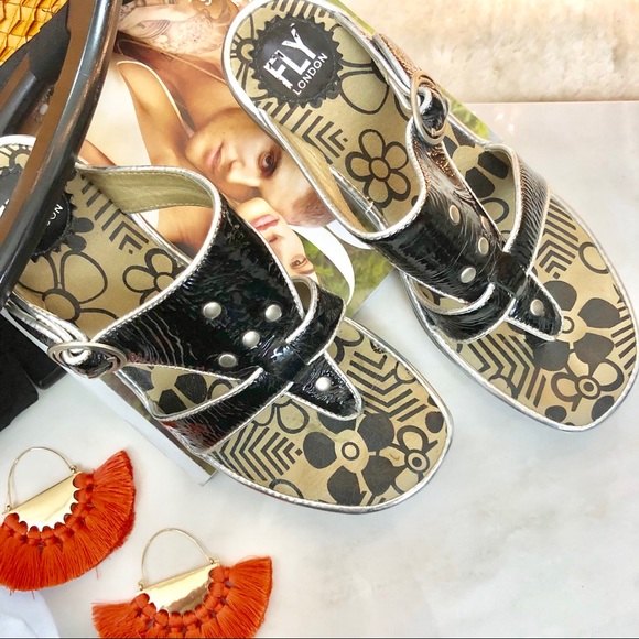 Fly London Shoes - Fly London Ozzy Wedge Sandals